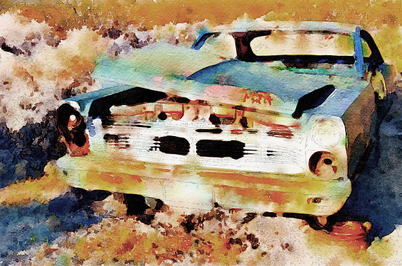 CAT 10596 CD352 OLD JUNK CAR