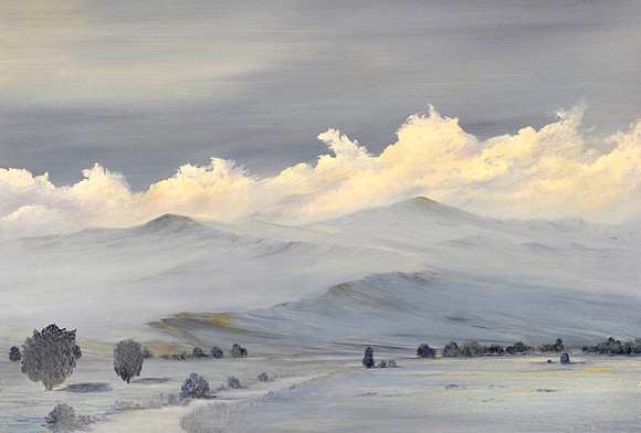 CAT 7387 CD264 OIL PAINTING