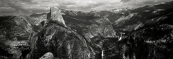 CAT 066 N22  cd23  SOUTH VIEW HALF DOME panornic  JPEG @173k