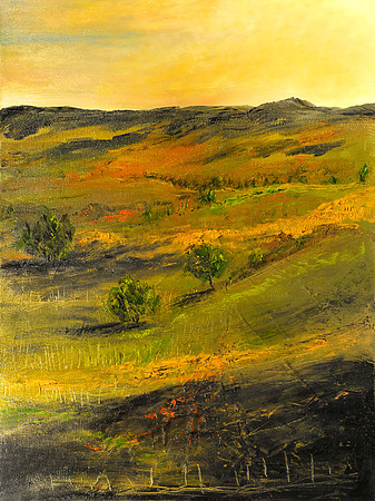 CAT 7362 CD263 OIL PAINTING