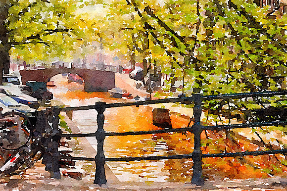 CAT 10561 CD352 AMSTERDAM CANAL
