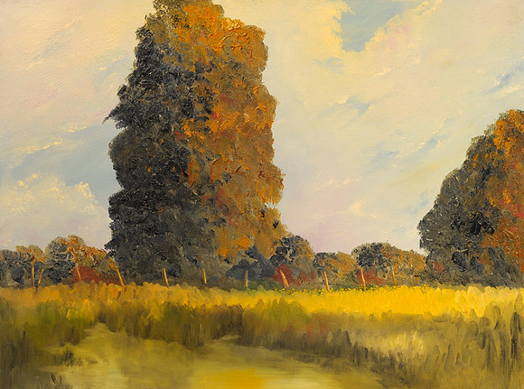 CAT 7406 CD264 OIL PAINTING