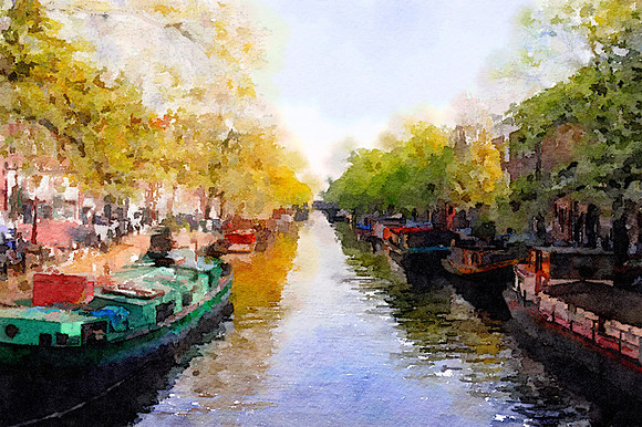 CAT 10572 CD352 AMSTERDAM CANAL