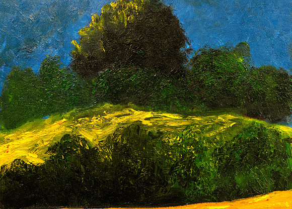 CAT 7413 CD265 OIL PAINTING