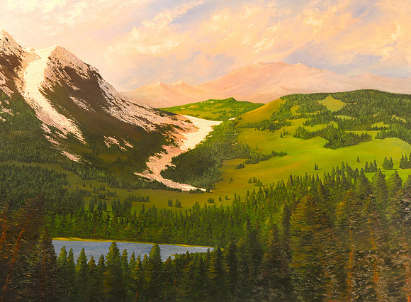 CAT 7377 CD263 OIL PAINTING