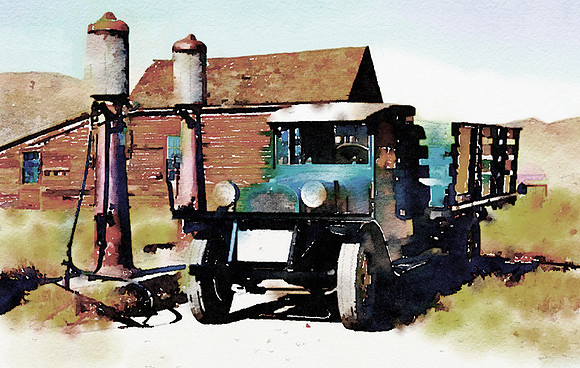 CAT 10576 CD352 GHOST TOWN TRUCK