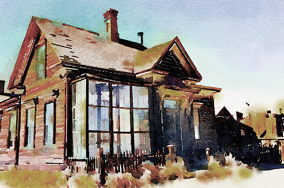 CAT 10629 CD352 OLD MINING TOWN